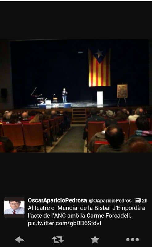 Acto de Assamblea.cat en La Bisbal