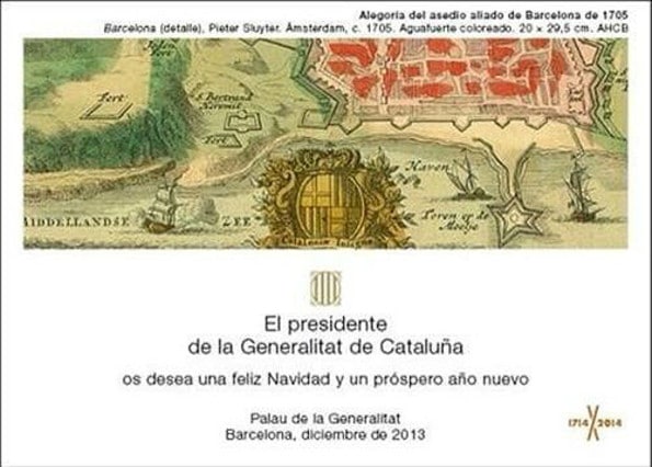 Artur Mas polémica felicitacion de Navidad
